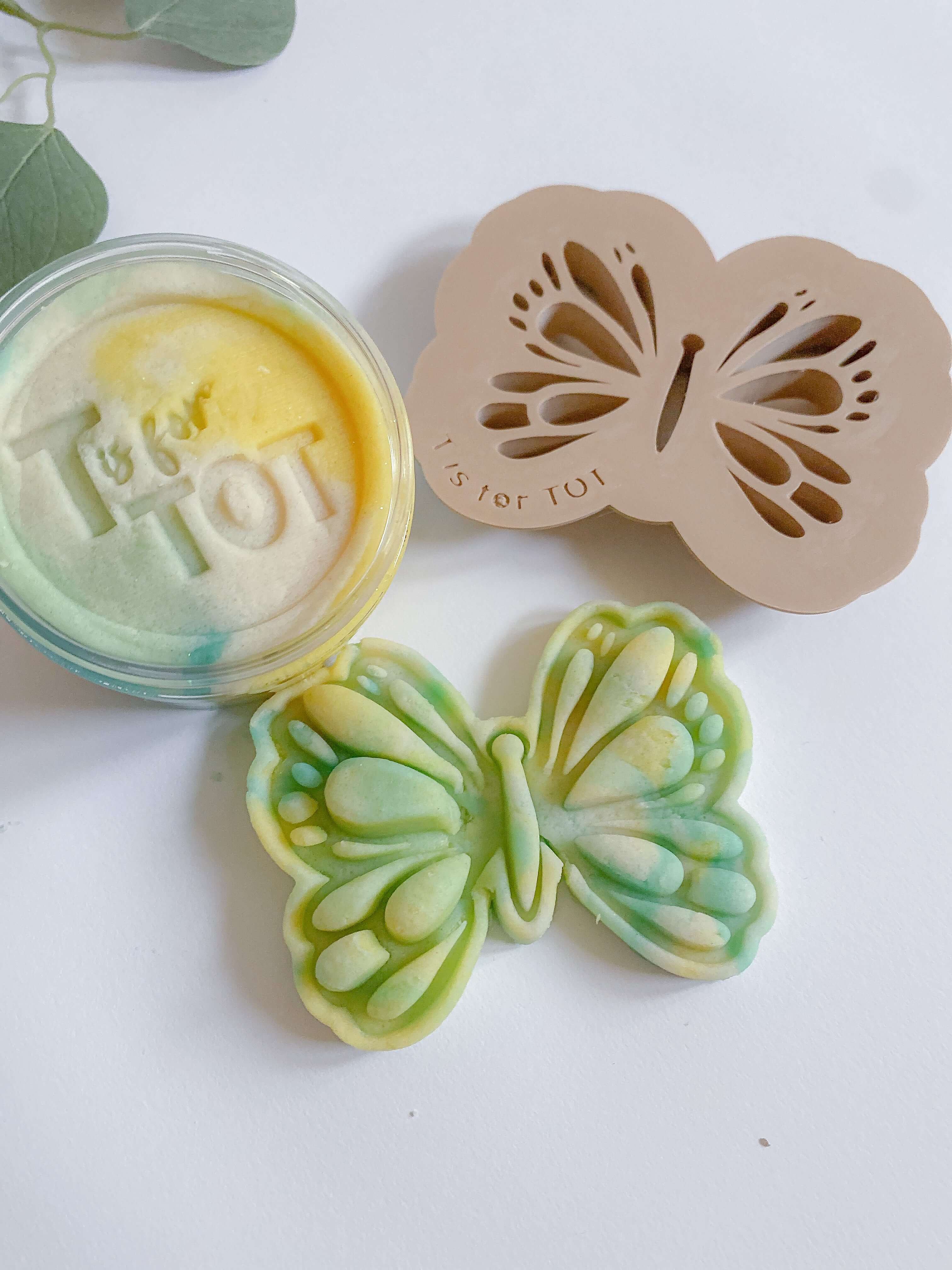 Nature Playdough & Butterfly Cutter.